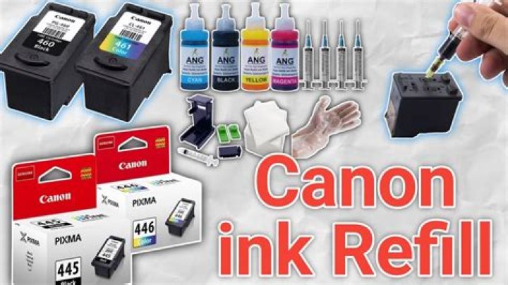 Are Canon ink bottles refillable?