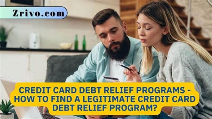 Are credit relief programs legitimate?