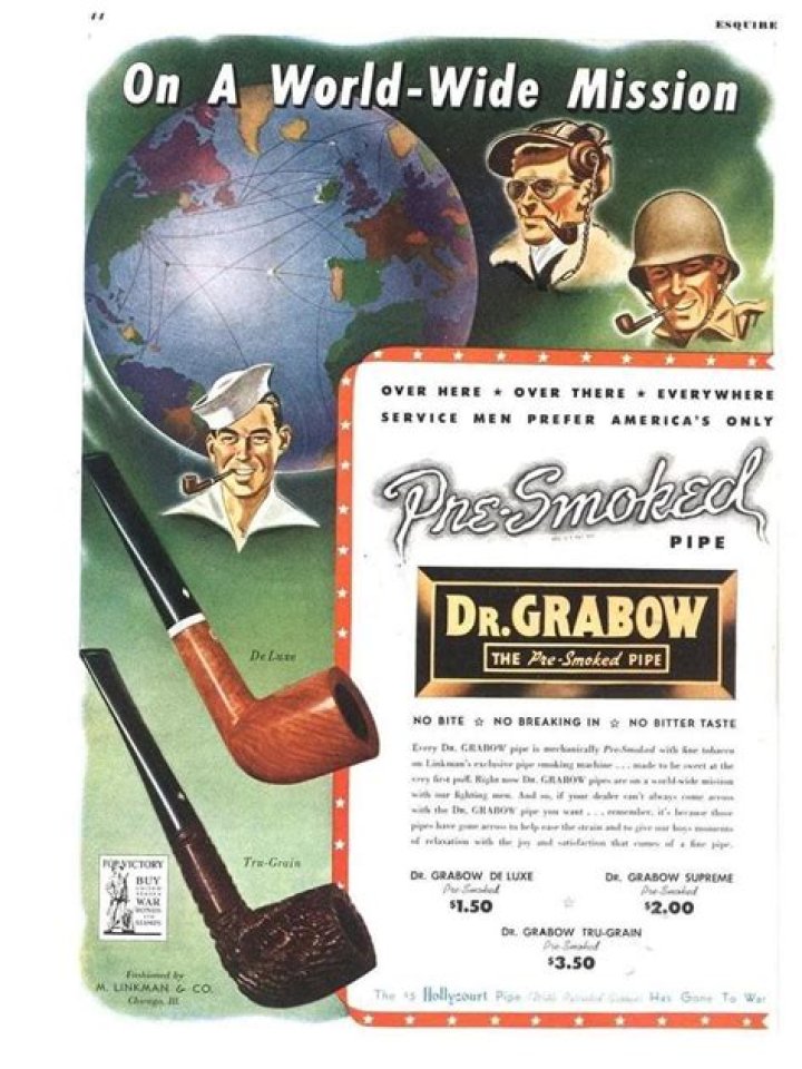 Are Dr Grabow pipes still pre smoked?