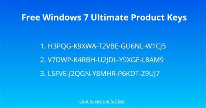 Are windows 7 keys still valid?