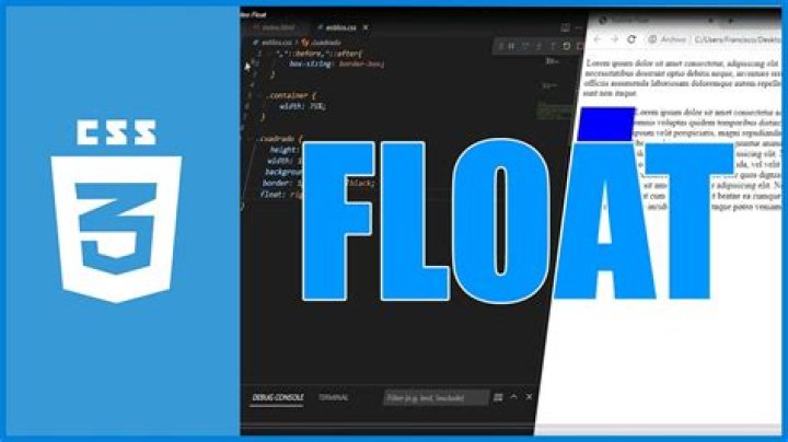 Can you float top in CSS?