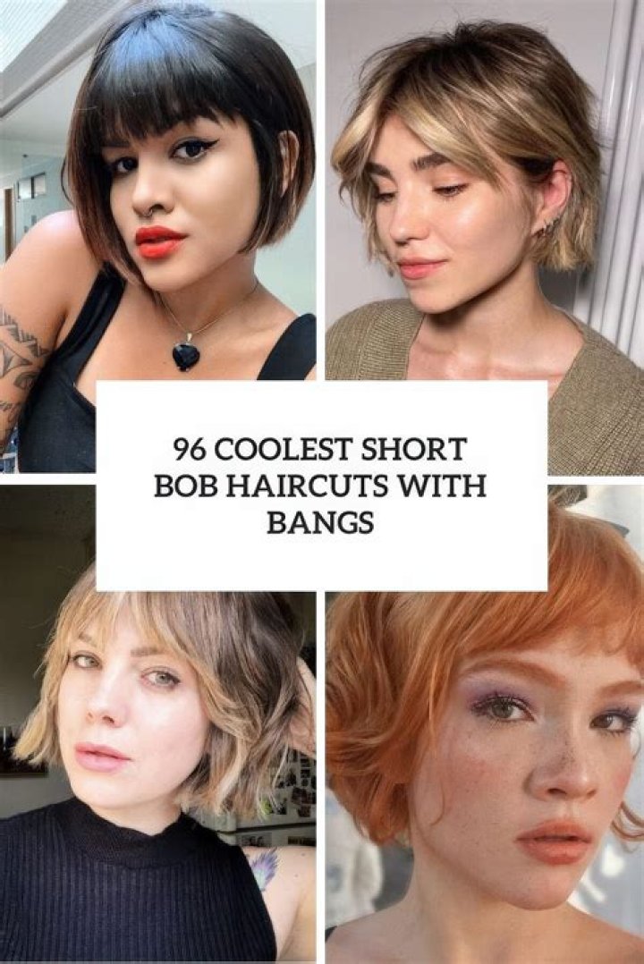 Can you have bangs with a bob haircut?