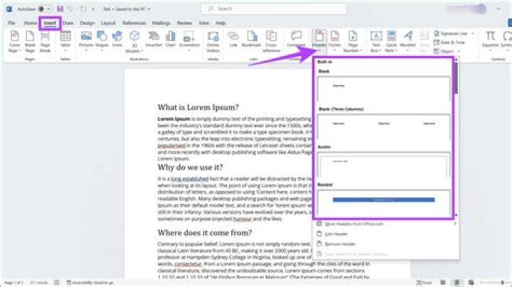 Can you insert different headers and footers for every page?