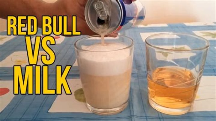 Can you mix milk and Red Bull?