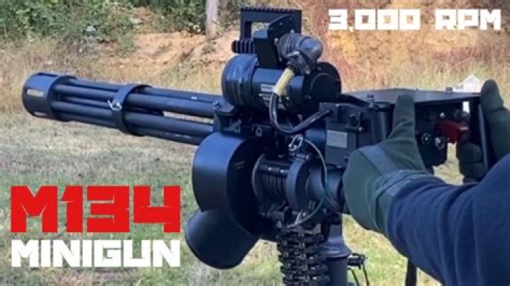 Can you own a M134 minigun?
