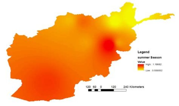Does Afghanistan have 4 seasons?