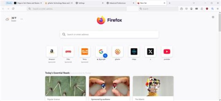 Does Firefox have app store?