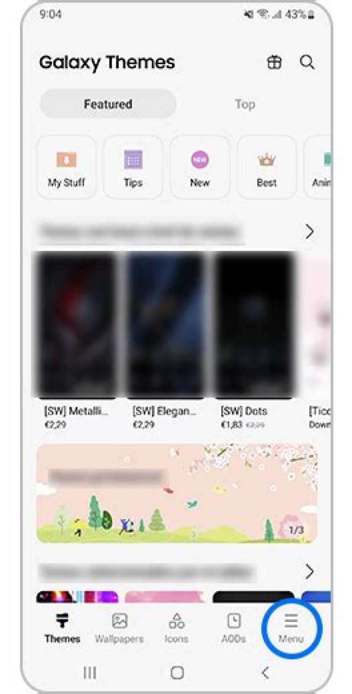 Does Galaxy S6 have themes?