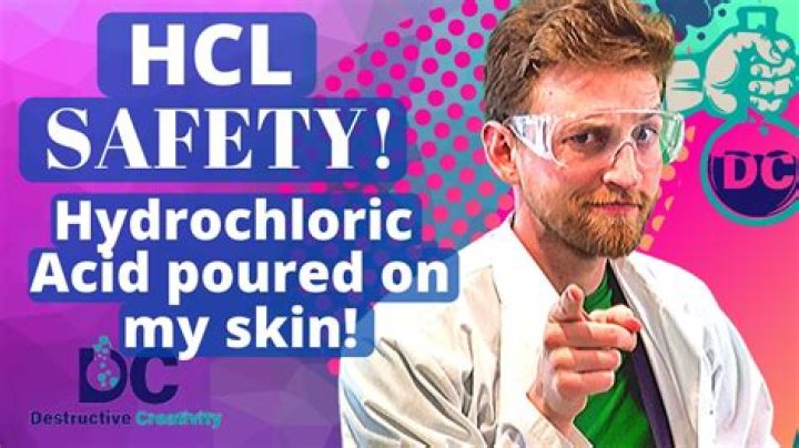 Does HCL dissolve skin?