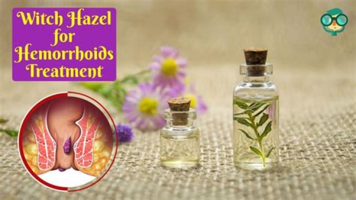 Does witch hazel really shrink hemorrhoids?