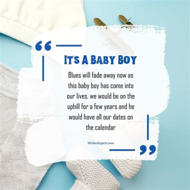 How can I announce my baby boy?