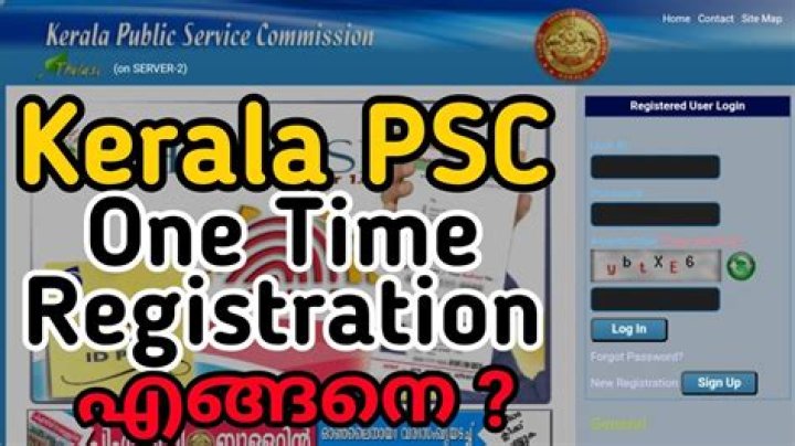 How can I apply for PSC One time registration in Kerala?