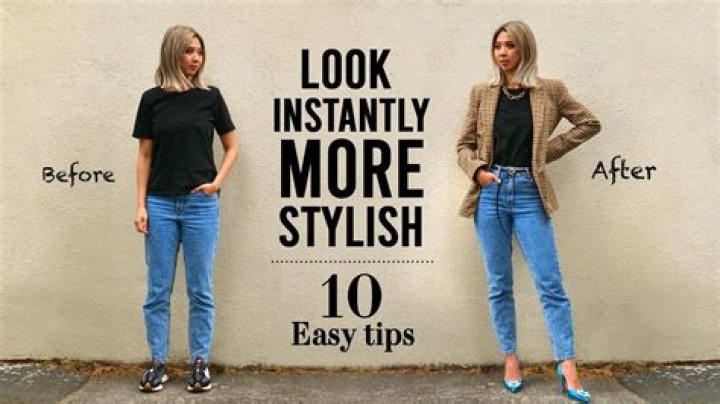 How can I look stylish with basic clothes?