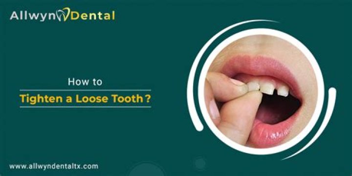 How can I loosen my tooth fast?