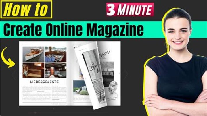 How can I make a magazine online for free?