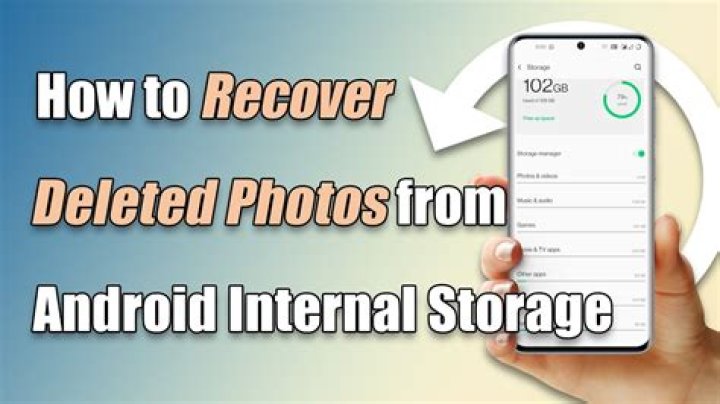 How can I recover photos from Android phone memory?