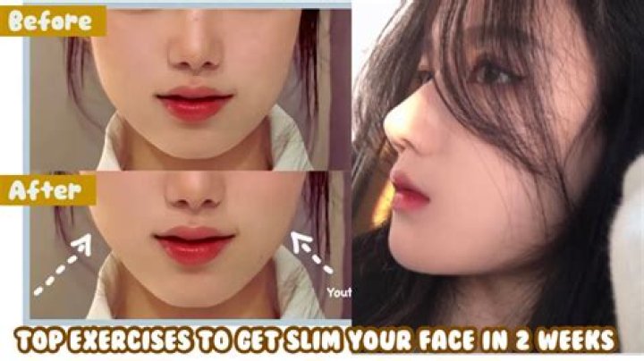 How can I slim my face in a week at home?