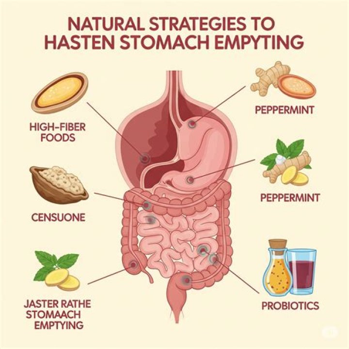 How can I speed up my gastric emptying time?