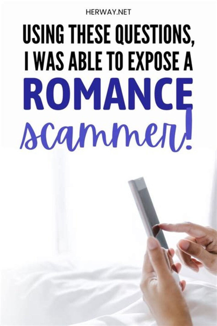 How can you tell a romance scammer?