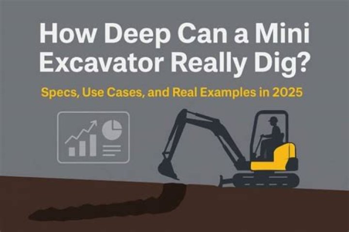 How deep can a cat 304 dig?