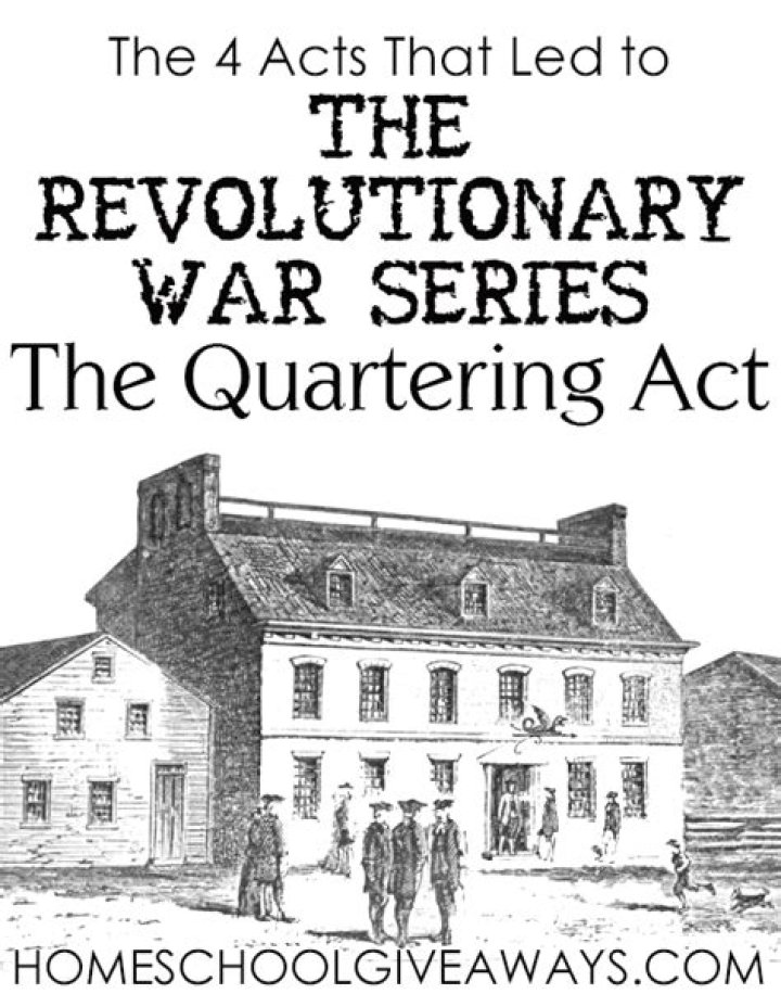 How did the Quartering Act affect the Revolutionary War?