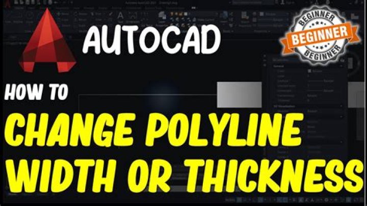 How do I change the default polyline width in Autocad?