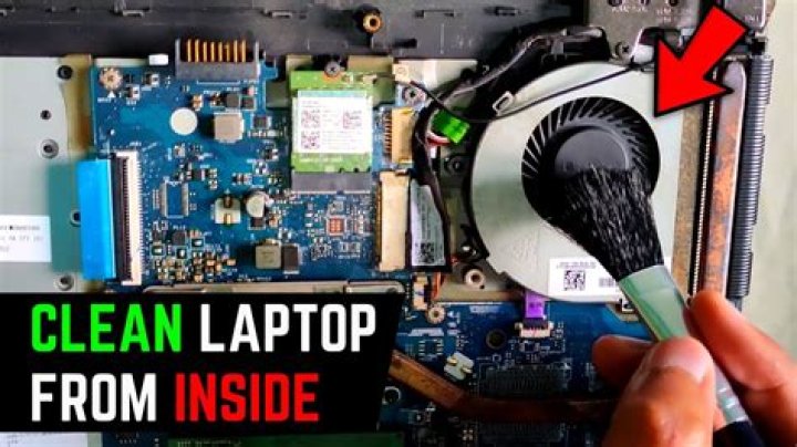 How do I clean the fan on my HP Pavilion laptop?