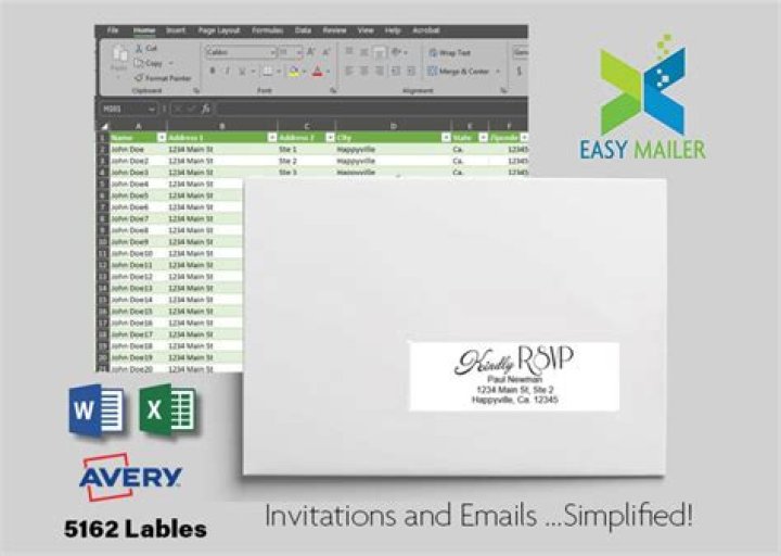 How do I create Avery Labels in Word 5162?