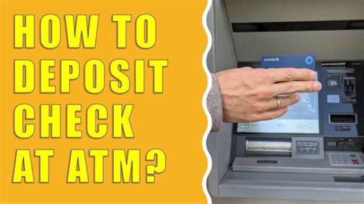 How do I deposit a large check chase?