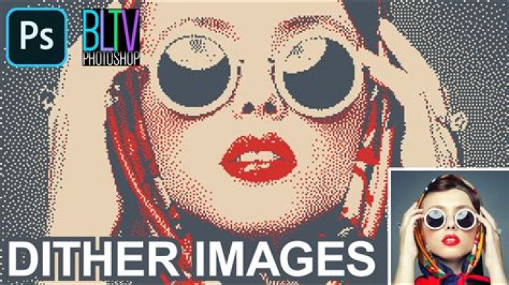 How do I dither in Photoshop?