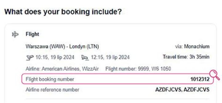 How do I find my airline booking reference?