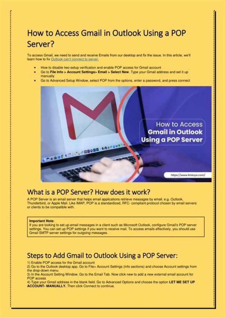 How do I find my POP server on Gmail?
