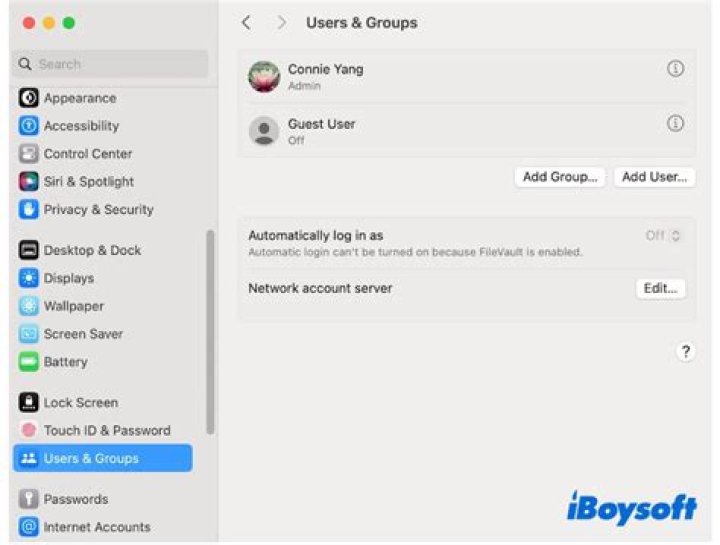 How do I find user groups on Mac?