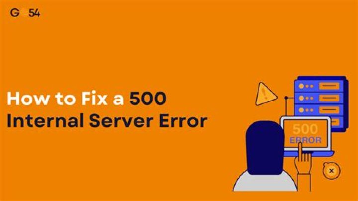 How do I fix 500 internal error?