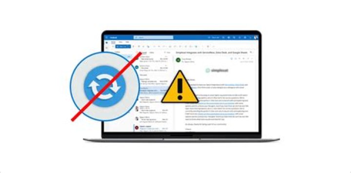 How do I fix synchronization error in Outlook?