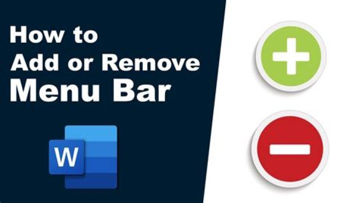 How do I fix the menu bar in Word 2007?