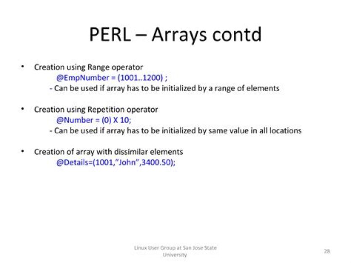How do I foreach an array in Perl?