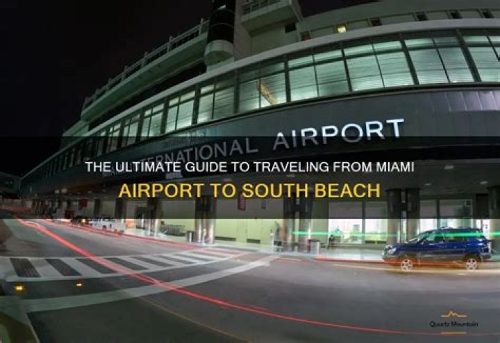 How do I get from Miami airport to South Beach?