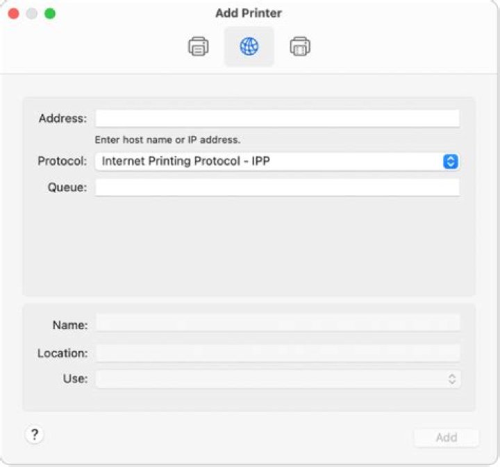 How do I get my printer IP address on Mac?
