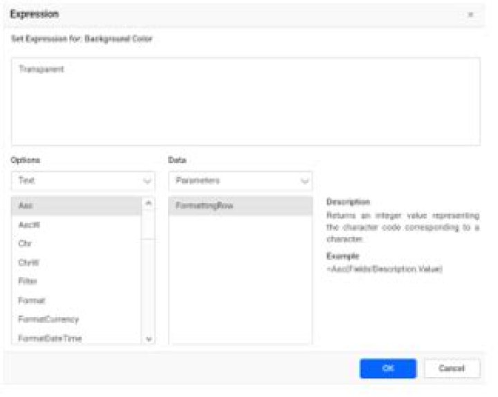 How do I make string bold in SSRS expression?