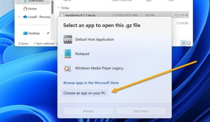 How do I open a Tar gz file?