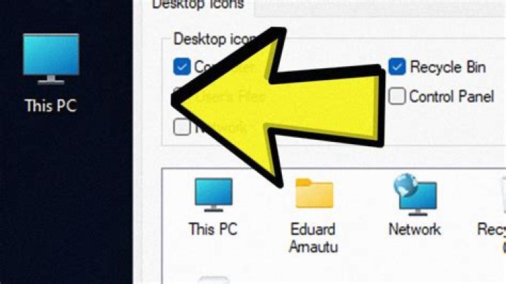 How do I put an icon on my Desktop in Windows 8?