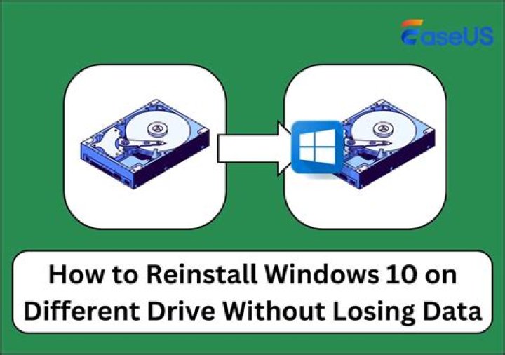 How do I reinstall Windows 10 without losing data on other drives?