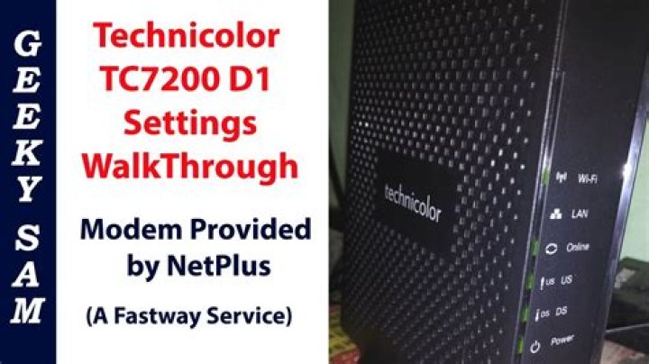 How do I reset my tc7200 modem?