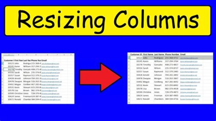 How do I resize a column in iTunes?