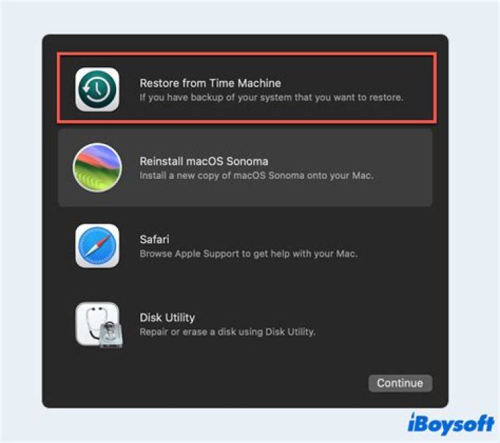 How do I restore my Mac to a previous date on Time Machine?