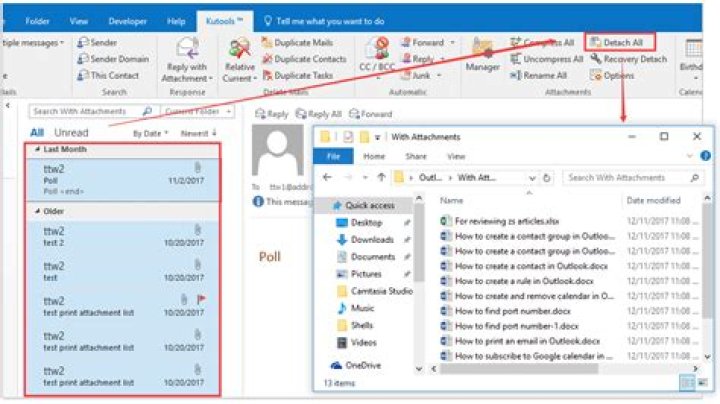 How do I save an attachment in Outlook VBA?