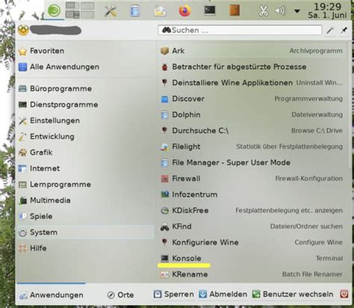 How do I set Konsole as default terminal?