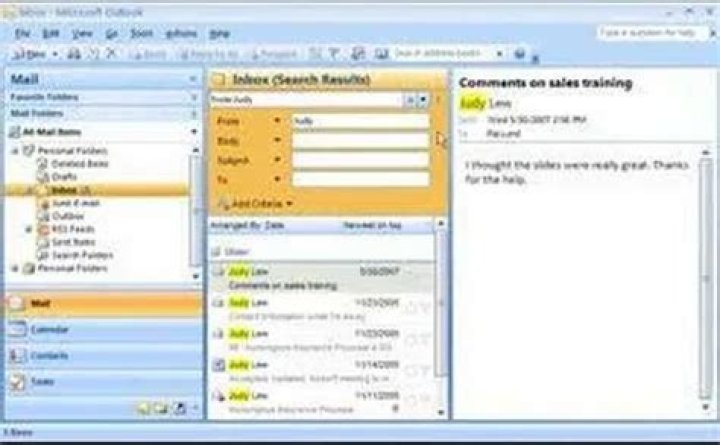 How do I turn on Instant Search in Outlook 2007?