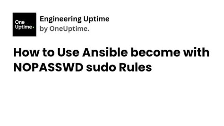 How do I use sudo NOPASSWD?